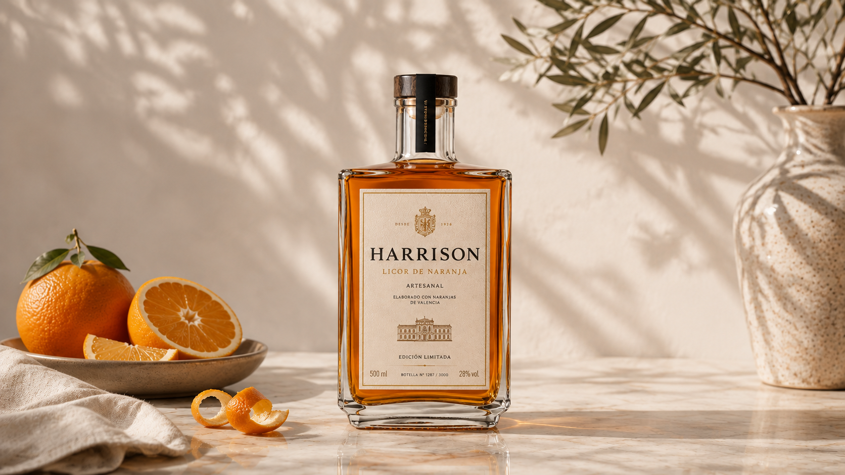 Botellas para licor premium: la familia Harrison y Harrison Premiere