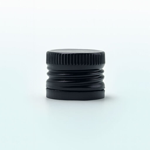 Tapón Pilfer prerroscado - Prerroscado, Negro