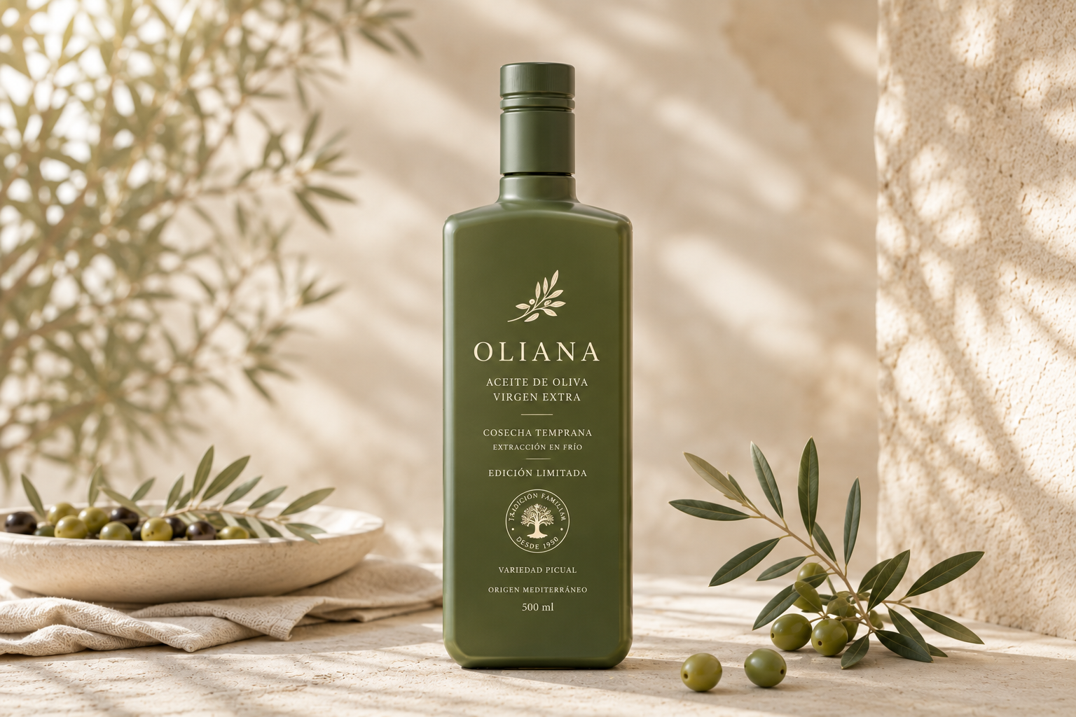 H1: Botella para aceite gourmet: la Botella Oliana de Ayrtac